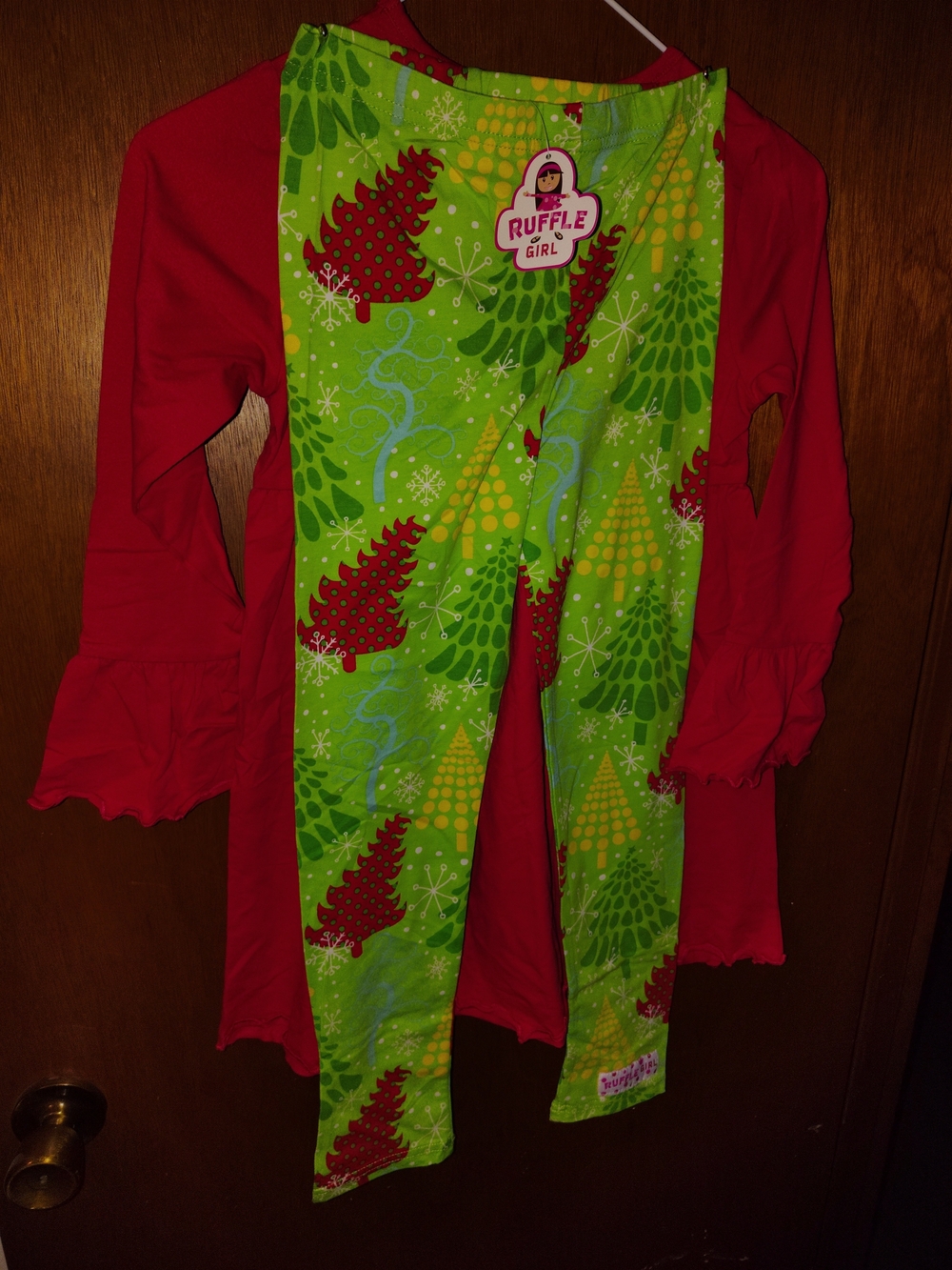 Set Of 4 Set Ruffle Girl Out Fits - Picture 8 of 10